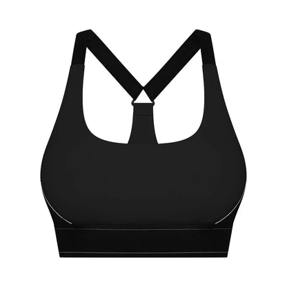 Women's High Waist Butt Lifting Yoga Set - High Impact Supportive Sports Bra and Leggings Gym Outfit with Contrast Color