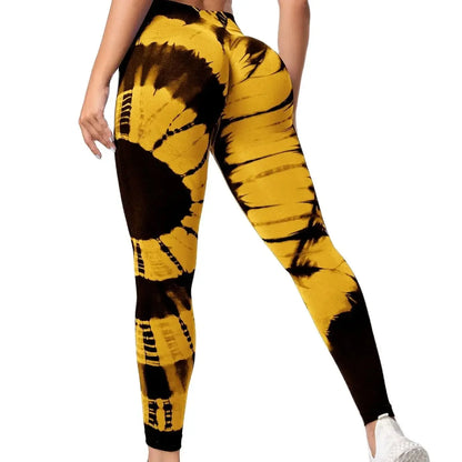 Leggings sin Costuras para Mujer, Pantalones de Yoga, Cintura Alta, Teñido Anudado, Leggings de Entrenamiento, Levantamiento de Glúteos, Mallas Deportivas para Gimnasio de Mujer