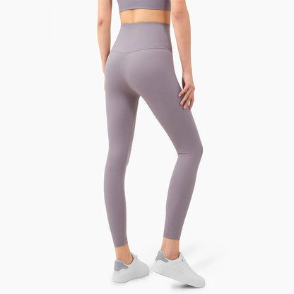 Pantalones de yoga de cintura alta para mujer que levantan los glúteos - Mallas de cadera de melocotón que no se enrollan, leggings finos de verano para control de abdomen para hacer ejercicio