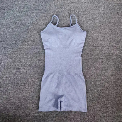 Seamless Fitness Sports Bodysuit: Sexy Peach Butt Lifting, Tummy Control & Chest Enhancing, Sling Shapewear for Yoga, Workout