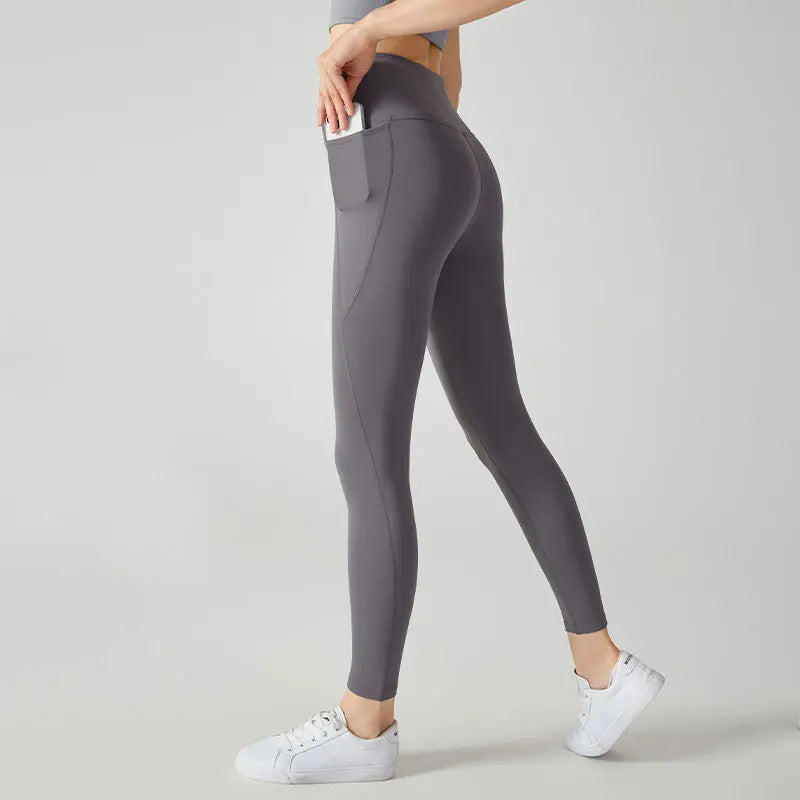 Mallas de yoga de forro polar Stown Sportswear con bolsillos laterales, alta elasticidad, leggings de gimnasio de invierno 2022, deportivos para mujer, fitness, push up