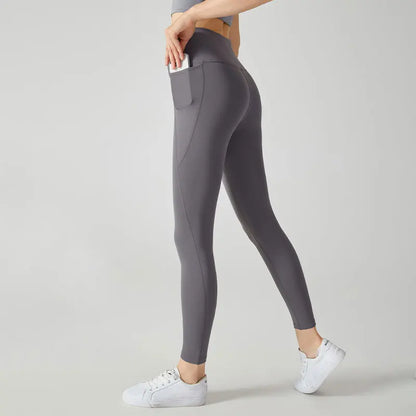 Mallas de yoga de forro polar Stown Sportswear con bolsillos laterales, alta elasticidad, leggings de gimnasio de invierno 2022, deportivos para mujer, fitness, push up