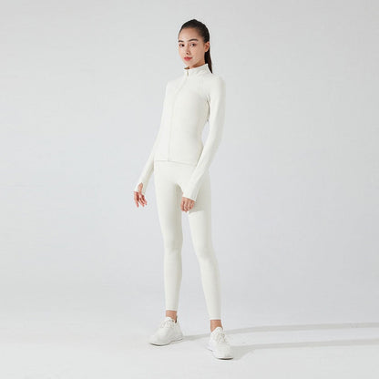 Conjuntos deportivos Stown Sportswear para mujer, conjunto de fitness push up para mujer, chaqueta polar y leggings, traje de yoga de dos piezas para deportes