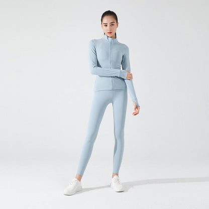 Conjuntos deportivos Stown Sportswear para mujer, conjunto de fitness push up para mujer, chaqueta polar y leggings, traje de yoga de dos piezas para deportes